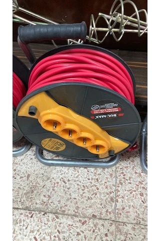 Bul-max Kab Makaralı 3x2.5 Cca 50mt Uzatma Kablosu 50 Mt