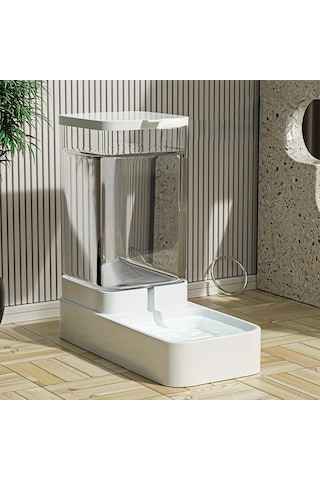 Ecronicword Köpekler Kediler İçin Otomatik Evcil Hayvan Besleyici Suluk Seti