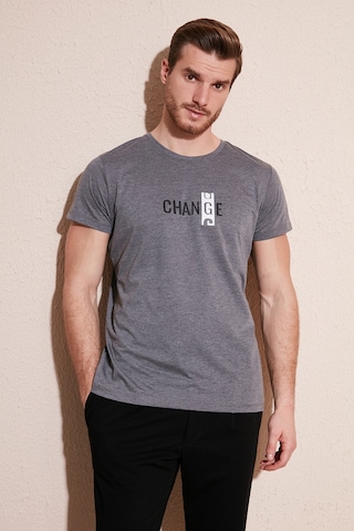 Buratti Pamuklu Slim Fit Bisiklet Yaka Erkek T Shirt 541Change24 Antrasit