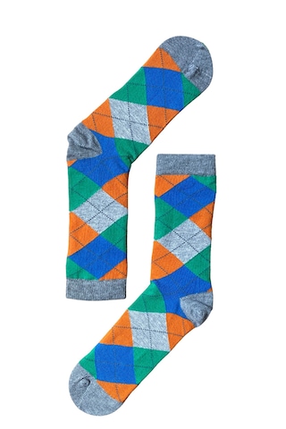 The Socks Company 3'lü Desenli Kadın Çorap Set Çok Renkli