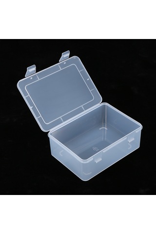 Wezone Syc-555 Şeffaf Pp Kalınlaşmış Kutu: Dikişli, Toz Geçirmez, Geniş Kapasiteli, Taşınabilir Eleman/parça Saklama Kutusu Diğer