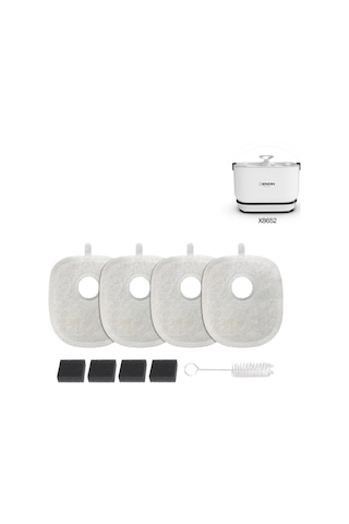 Kedi Su Pınarı Filtresi | 4'lü Set, X8652 ve X8653 Uyumlu Yedek Parça (X8783)