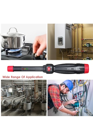 Springsun Akilli Sensör Ap388 Gaz Dedektörü Taşınabilir Gaz Kaçak Dedektörü Lpg Doğal Gaz Kömür Gazı Algılama Ses Ve Led Alarm Ev