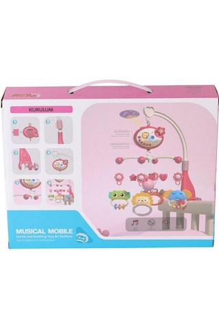 Vardem Işıklı Müzikli Bebek Dönencesi Pembe