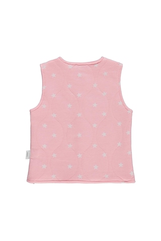 Civil Baby Yıldız Empirme 3-18 Ay Yelek - Pembe Gül Pembe