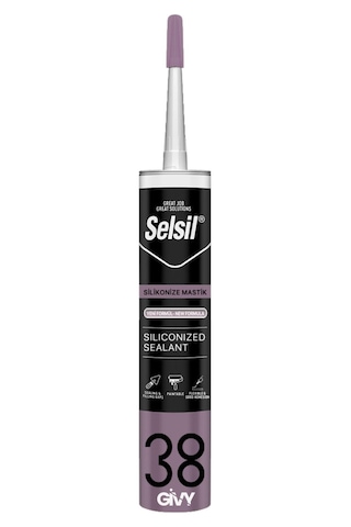 Selsil Silikonize Mastik Beyaz 500gr, Boyanabilir Akrilik Dolgu, Iç Ve Dış Cephe Uygulamaları Için