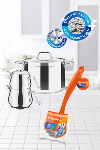 Saplı Ovma Teli + 3 Yedek Tel