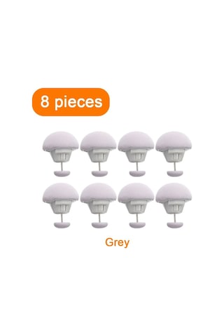 8 Adet Gri Sabitleyici Klip Tokaları Kaymaz Tutucular Yorgan Kilidini Tutucu Nevresim Battaniye Raptiye Tpye Bir Anahtar Çarşaf Yorgan Klip