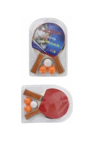Masa Tenisi Raket Seti - 2 Raket Ve 3 Top İle Eğlenceli Oyun
