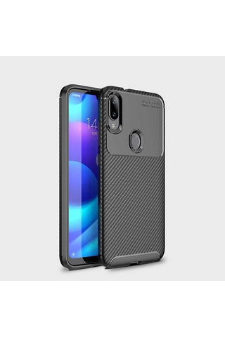Xiaomi Mi Play Kılıf Zore Negro Silikon Kapak Kahverengi