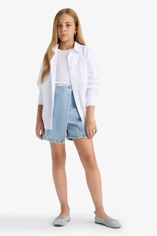 Defacto Kız Çocuk Okula Dönüş Regular Fit Oxford 2li Uzun Kollu Gömlek F9954a825auwt34 Beyaz