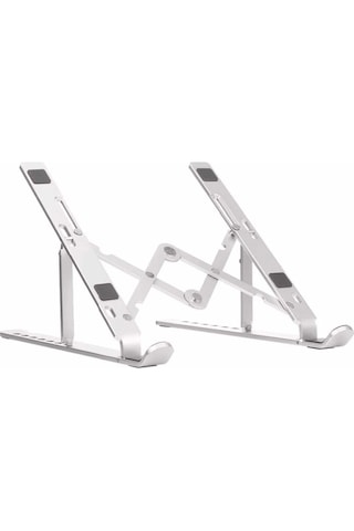 Macbook Uyumlu Air 13.6 Inç A2681 M2 - A3113 M3 Işlemcili Katlanabilir Taşınabilir Metal Stand 7 Kademeli