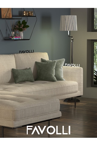 Kadife Dokulu Enginar Rengi Kırlent Kılıfı Dream Serisi Punch Için Uygun Gizli Fermuar Enginar Rengi