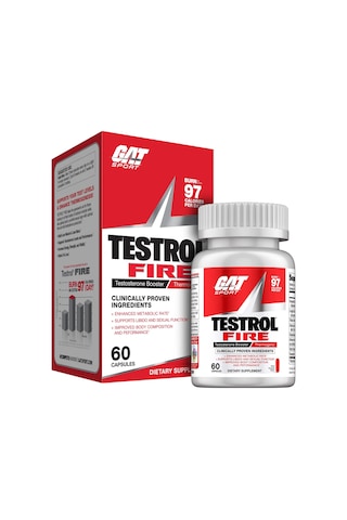Gat Testrol Fire Thermo Fenugreek + Tribulus Testo Booster 60 Tablet