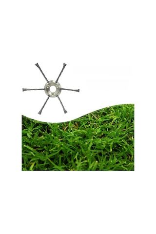 Kosona Çelik Tel 6-bıçaklı Mow Head, Çim Kesme Ve Ot Temizleme, Seritli Bahçe Aleti 200mm/8 İnç, Evrensel Uyumlu