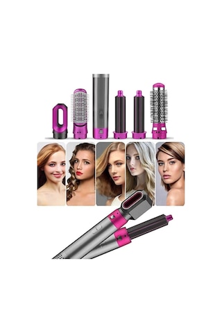5 Başlıklı Hot Air Styler Saç Şekillendirme Seti