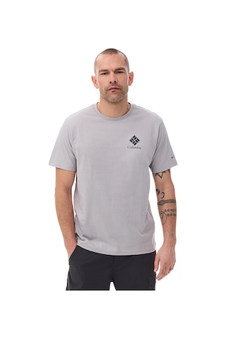 Columbia Csc M Stacked Gem Ss Tee Erkek Kısa Kollu Tişört Cs0481 Gri