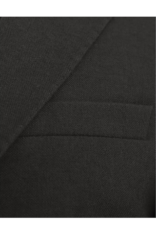 Uki Antrasit Mono Yaka Klasik Ceket Antrasit