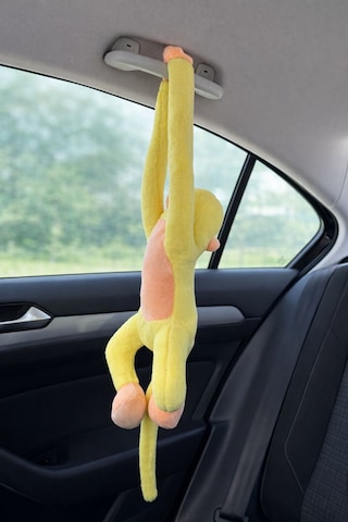Elleri Yapışan Oyun Ve Uyku Arkadaşı Peluş Maymun Oyuncak Sarılan Maymun M0006 Sarı