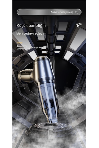 Araba Kablosuz Elektrikli Süpürge Yüksek Güç Fırçasız Elektrikli Süpürge