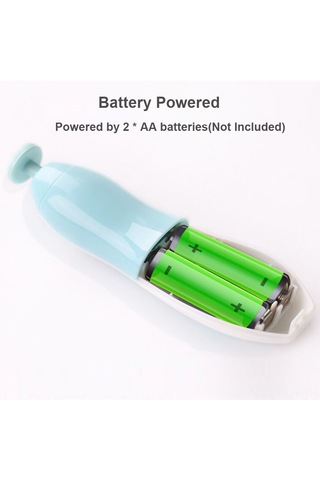 Xindoker Bebekler İçin 6 Başlıklı Elektrikli Tırnak Törpüleme Seti - Pil Dahil Değil Mavi