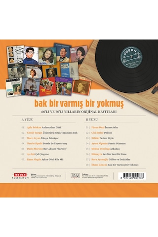 Bir Varmış Bir Yokmuş Vol.1 Plak