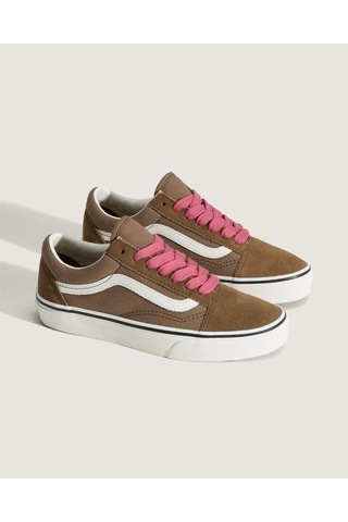 Tommy Hilfiger Old Skool Uniseks Kahverengi Spor Ayakkabı - Vn000d6w