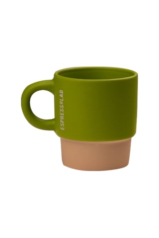 Espressolab Stoneware Espresso Bardağı No:107 120 Ml Seramik Espresso Kupası Açık Yeşil