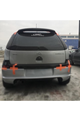 Opel Corsa C Hilal Spoiler - Opel Corsa C Ay Spoyler