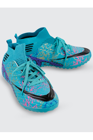 Civil Sport Erkek Çocuk Halı Saha Ayakkabısı 31-35 Numara Turkuaz-mor Turkuaz-mor