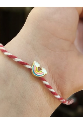 Marteniçka Gökkuşağı Şans Bileklik Seti 2 Adet Çok Renkli