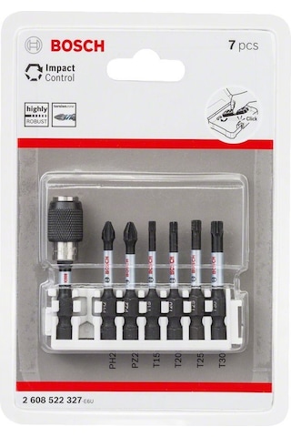 Bosch Impact Ctrl 8'li Ph2-pz2 T20-t30 50 MM Mg 2608522327