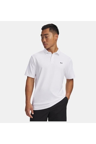Ua T2g Pique Polo Beyaz
