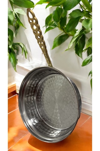 Krom Sosluk Sos Tavası, Krom Saplı, 15 Cm