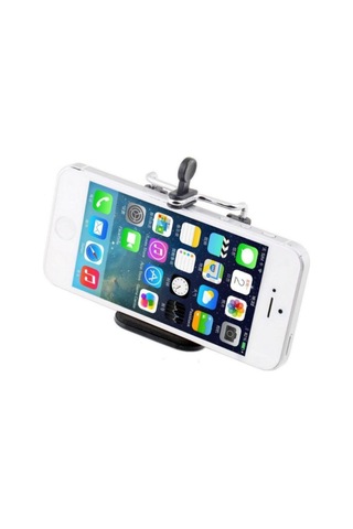 Tripod Bağlantılı Telefon Tutucu Ayarlı Aparat Tripod Monopod Kafa Tutucu Tutma Aparatı Siyah - 857487634