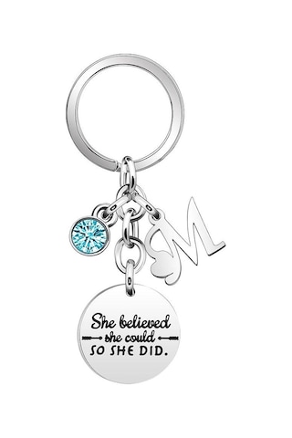 "yapabileceğine İnandı Ve Başardı" Anahtarlıkları. Kadınlar, Kızlar, En Yakın Arkadaşlar, Üniversite Mezuniyetleri, Doğum Günleri Ve Noel İçin Teşvik Edici Anahtarlıklar.