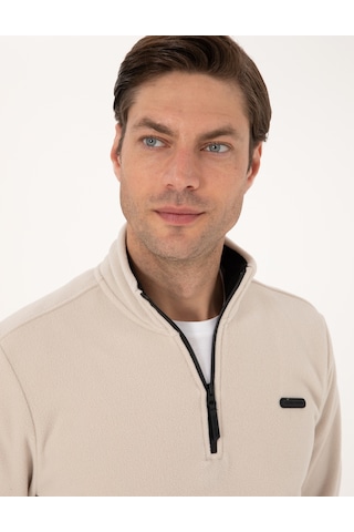 Pierre Cardin Erkek Taş Sweatshirt 50314056-vr049 Taş