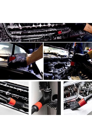 Zhltools Araç Detay Temizlik Fırça Seti 5 Parça Zt164