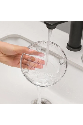 Vkemall Küçük Evcil Hayvanlar İçin Şeffaf Kumu Banyosu - Kaçırma Engeli, Geniş, Temizliği Kolay, Kaliteli Plastik Büyük Boy