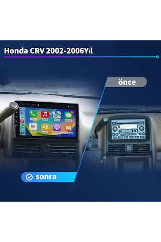 Honda Crv 2002-2006yıl 4gb Ram 32gb Rom Carplay Multimedya