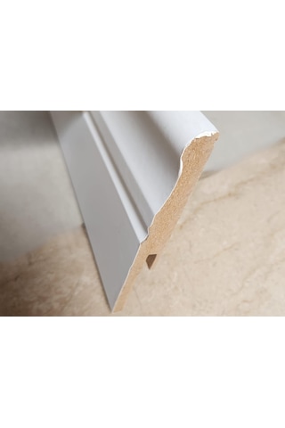 Yalı Serisi Lake Beyaz U Model 10cm Pvc Süpürgelik