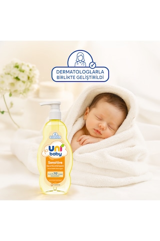 Uni Baby Sensitive Saç Ve Vücut Şampuanı 900 ML 3'lü