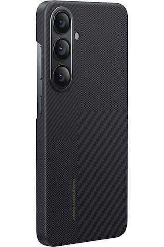 Galaxy S25 Kılıf M-safe Şarj Uyumlu Karbon Fiber Benks Montage Armorair Kevlar Kapak Siyah