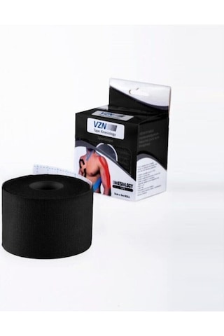 Megev Siyah Vzn Tape Kinesio Bandı 5 m X 5 cm