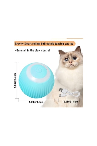 Kedi Oyuncagı İnteraktif Hareketli Top