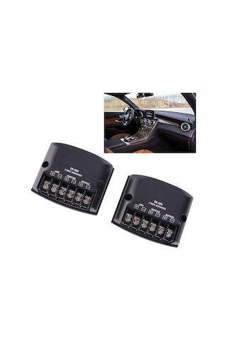 Reedark 2 Adet Evrensel Oto Hoparlör Frekans Bölücü - 60w Güç, Abs+metal Kasa, Ses Kalitesi Artırıcı, Kolay Kurulum