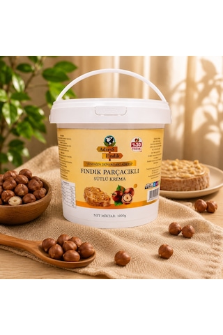Adress Fındık Parçacıklı Sütlü Krema 1 KG