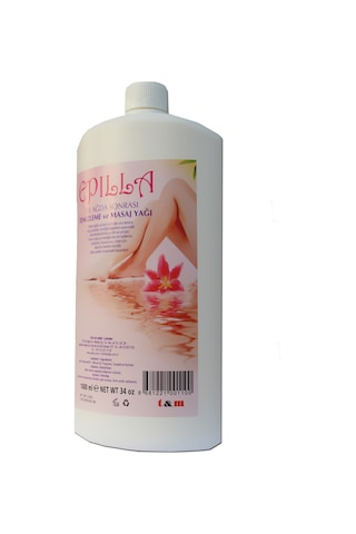 Epilla Sir Ağda Sonrası Cilt Temizleme ve Masaj Yağı 1 L