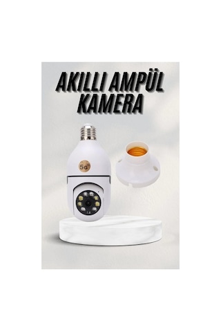 Akıllı Kamera Wifi Kamera Duylu Ampul Görünümlü 360 Derece Dönebilen Ev Kamerası 54351377