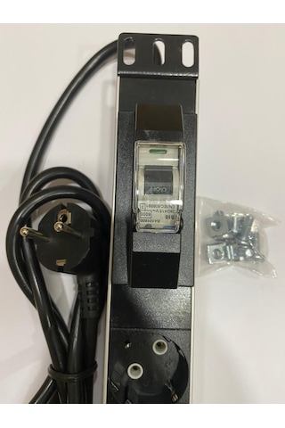 Matra Pdu 6'Lı Sigortalı Rack Tipi Gurup Priz